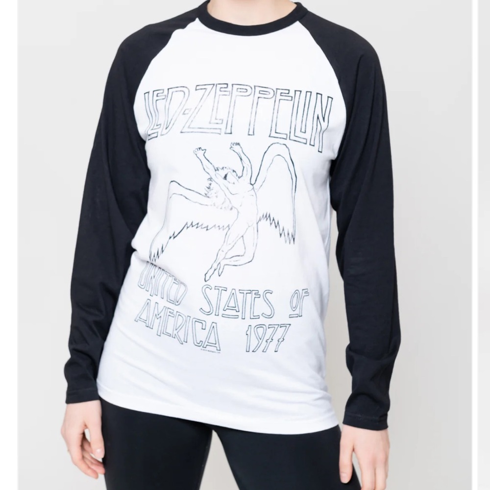 Led Zeppelin baseball T